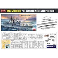 Fore Hobby 3001 HMS Sheffield Type 42 Guided Missile Destroyer 1:350 Model Kit
