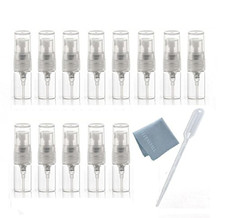 10 Pcs 2ml Mini Clear Glass