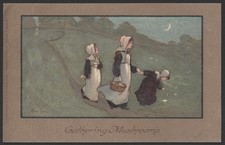 Children Gathering Mushrooms