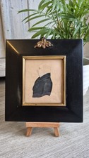 Antique Silhouette Portrait Of
