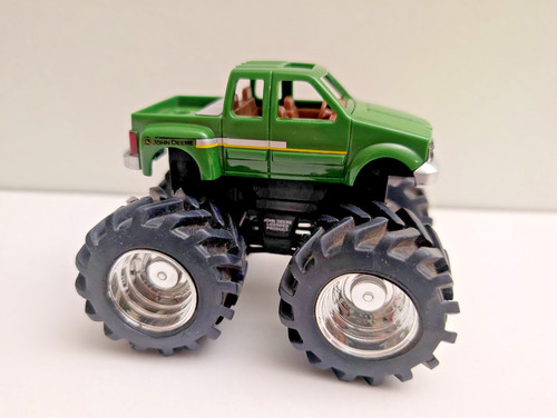 John deere green pick truck - deere,