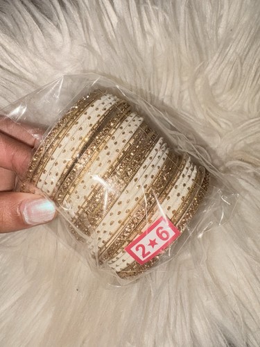 Indian bangles silver gold - silver,