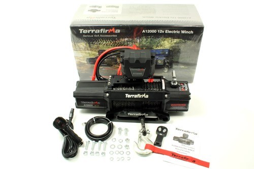 Terrafirma 12000lb winch with - winch,
