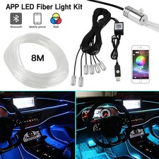 Rgb led car - 8m, fiber
