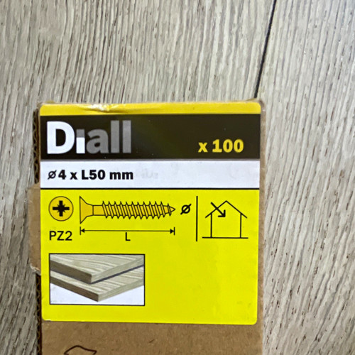 Diall wood screws pz2 - diall,