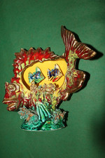 VINTAGE VALLAURIS MAJOLICA LAMP 60'S