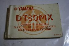 YAMAHA GENUINE DT80MX DT80 MX 12X 83 OWNERS MANUAL SERVICE 12X-28199-89
