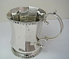HANDCRAFTED COIN SILVER CUP