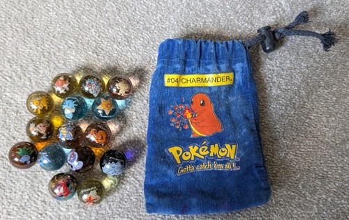 Vintage pokémon marbles - vintage,