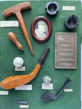 Golfing Memorabilia Plaque in memory of Tom Morris 'The Grand Old Man of Golf'