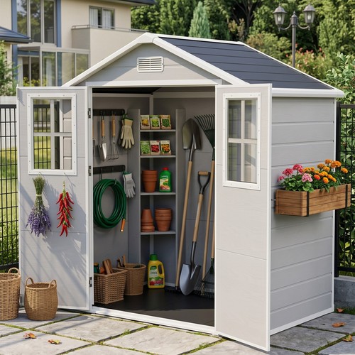 6x4ft garden shed plastic - 6x4ft,
