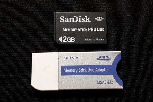 Memory stick pro duo card - gb,