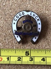 WW1 Royal Artillery Horseshoe Type Sweetheart Brooch