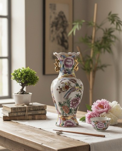 Vintage chinese famille - vintage,