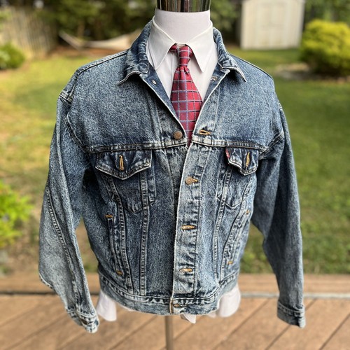 Vintage levis 507 trucker - vintage,