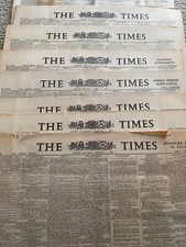 The Times Newspaper 1st OR 9th November  1955 ORIGINAL