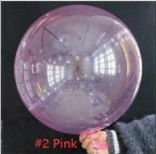 36 clear bobo - 10", 24"