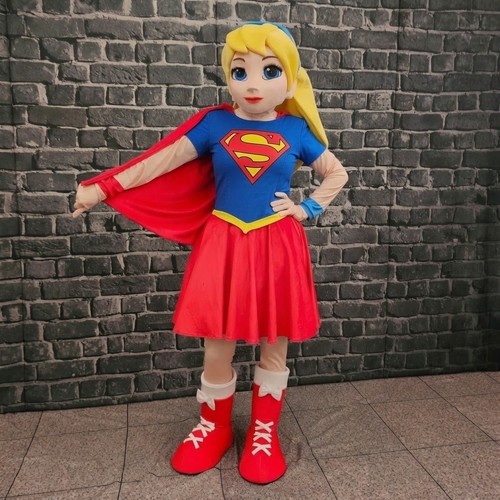 Supergirl mascot costume - supergirl,