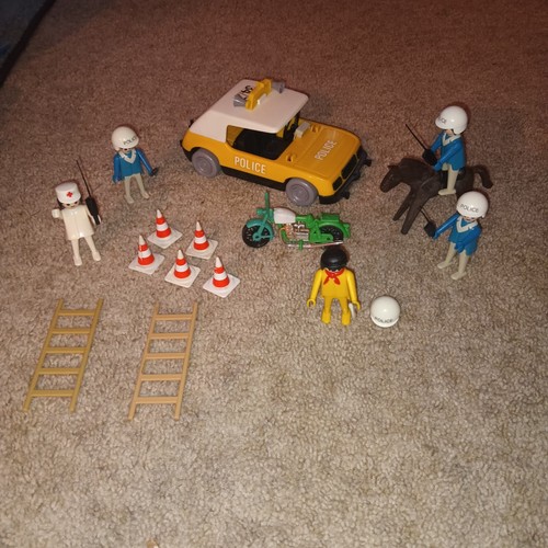 Vintage 1970s playmobil police - vintage,