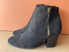 Peacocks Women's Black Suede