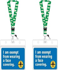 2X Lanyards ID Card Holders