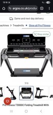 Pro Fitness T3000C Folding Treadmill With Incline 463/4719  Argos £899