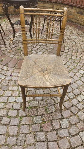 Antique regency bamboo chair - regency,