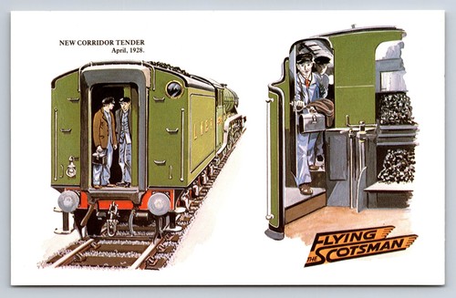Postcard flying scotsman - uk,