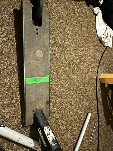 Aztek deck heavily used wheels
