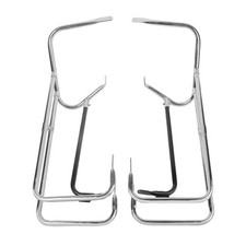 Chrome Twin Rail Saddlebag