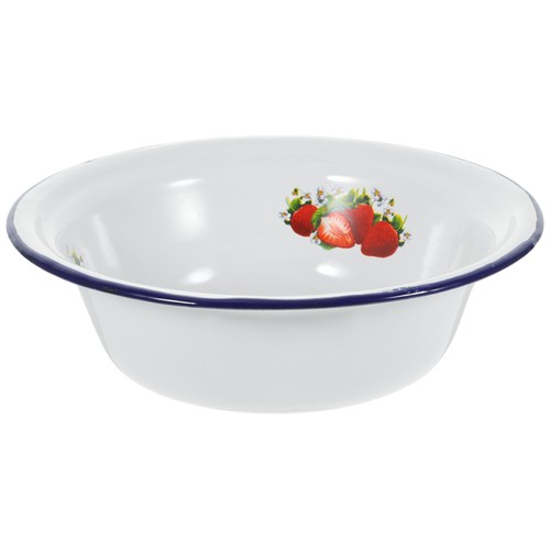 Old fashioned enamel basin - old-fashioned,
