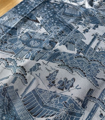 Vintage japanese kimono fabric - vintage,