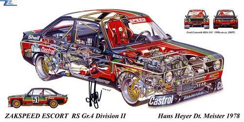 Ford escort zakspeed gr - a3,