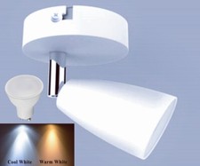 Adjustable White Ceiling Light