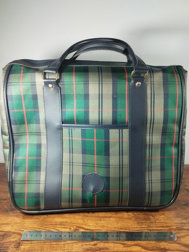 Vintage tartan green navy - vintage,
