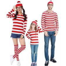 Kids Where's Wally Red & White