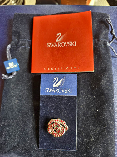 Swarovski flower pin - swarovski,