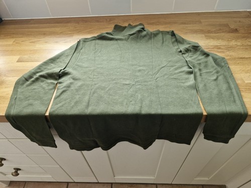 Men green roll neck pullover - men's,