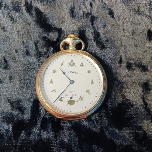 Illinois pocket watch masonic - illinois,