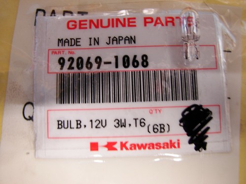 Kawasaki meter bulb 12v t6 - kawasaki, 3w