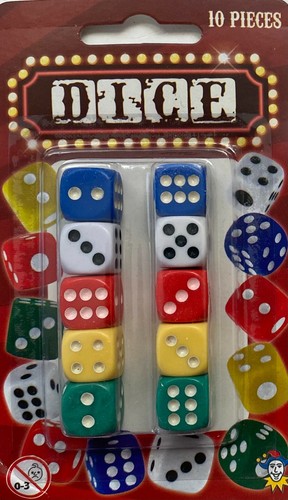 Standard playing dice - dice, (