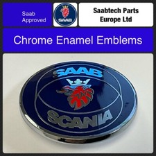Chrome enamel saab scania - enamel,