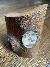 Antique Vintage Miniature Decoupage Bonsai Tree Trunk 12cmX9cm Japanese Chinese
