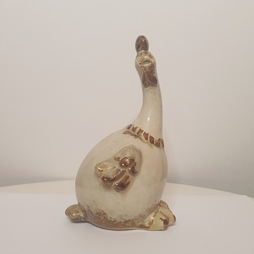 Studio art pottery chicken - art, hen