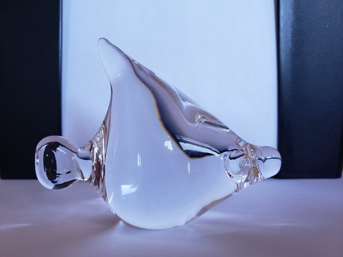Signed steuben crystal glass - signed,