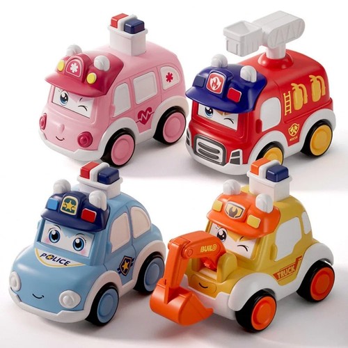 Toddler toy cars 4pcs press - toddler,