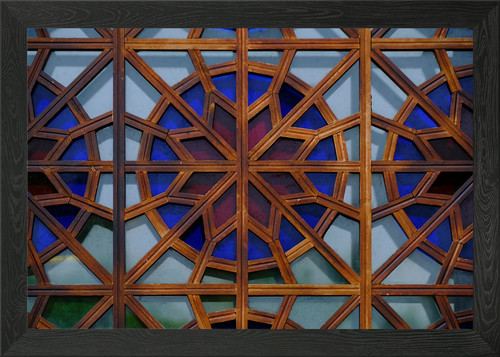 Wooden lattice window - wooden,