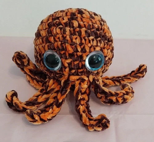Crochet octopus plushie - crochet,