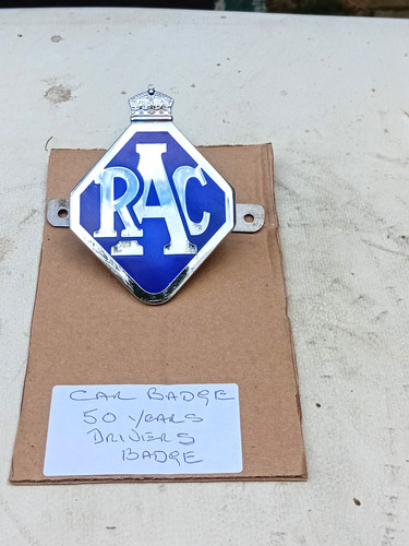 Vintage car badge a - badge, 50