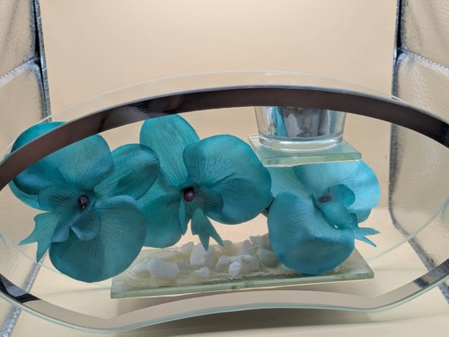 Glass mirror tea light - mirror,